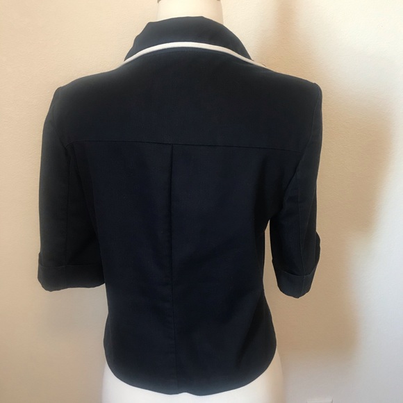 Navy Blue Blazer by Courtenay - Picture 2 of 5